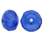 Sapphire - Donuts 8.5x6 mm Sapphire x25 Donuts 8.5x6 mm Sapphire x25