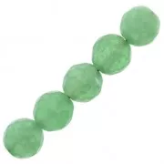 Perles Rondes facettées 6 mm en pierre gemme Aventurine x15