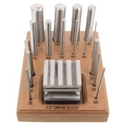 Set dé à cambrer - 16 bouterolles et un dé à rainures