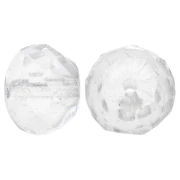 Donuts 8.5x6 mm Crystal x25