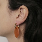 Créoles rondes 17 mm - Fil 2.5 mm - Acier inoxydable 304L Doré x20