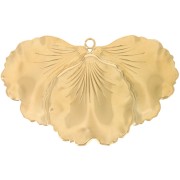 Pendentifs 3 pétales 29x47.5 mm - Acier inoxydable 304L Doré x2