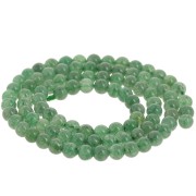 Perles rondes 4.5 mm pierre gemme  - Aventurine x39cm|raw }}