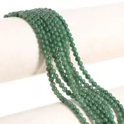 Perles rondes 4.5 mm pierre gemme  - Aventurine x39cm