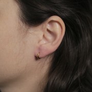 Créoles rondes 10 mm - Fil 2 mm - Acier inoxydable 304L x20