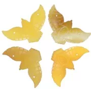 Intercalaire aigle 42x24 mm en pierre gemme teintée - Citrine x1