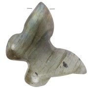 Pendentif papillon 13x18 mm en pierre gemme - Labradorite x1