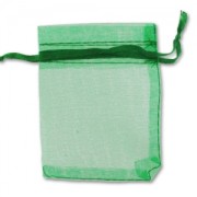 Sachets Organza 70x90 mm Vert x20