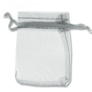 Sachets Organza 70x90 mm Gris x20|raw }}