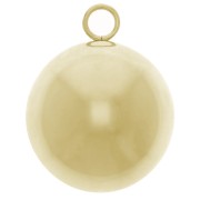 Pendentif bola de grossesse 20 mm - Acier inoxydable 316L Doré x1