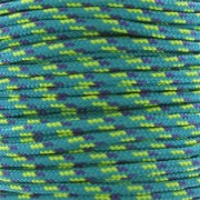 Cordon Paracorde -corde de parachute- 2 mm Turquoise/Blue x1m|raw }}