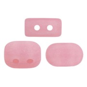 Perles en verre Lipsi® par Puca® 4x6 mm - Light Rose Opal Mat x10g