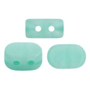 Perles en verre Lipsi® par Puca® 4x6 mm - Blue Green Opal Mat x10g|raw }}