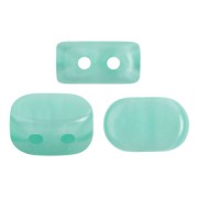 Perles en verre Lipsi® par Puca® 4x6 mm - Blue Green Opal x10g|raw }}
