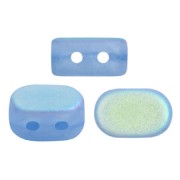 Perles en verre Lipsi® par Puca® 4x6 mm - Blue Opal Mat AB x10g|raw }}
