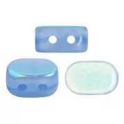 Perles en verre Lipsi® par Puca® 4x6 mm - Blue Opal AB x10g
