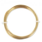 Fil Laiton rond 1,5 mm brut anti-ternissement x1.75 m