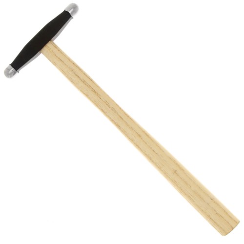 Marteau double tête ronde pour texturer le métal x1