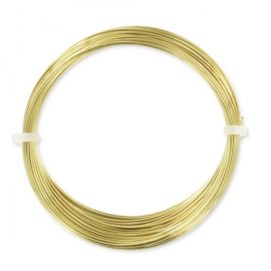 Fil Laiton rond 0.6 mm traité anti-ternissement x10m