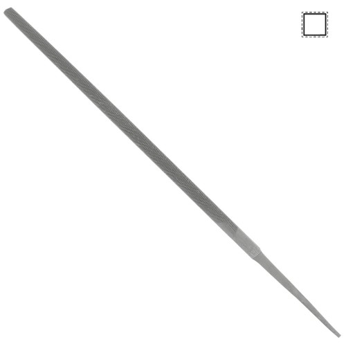 Lime carrée 200x6 mm - grain fin - outillage pour bijouterie x1