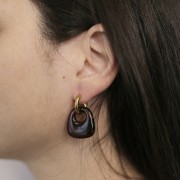 Créoles rondes 16 mm - Fil 3 mm - Acier inoxydable 304L x2