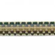 Ruban tissé 10 mm Multi Crème x 3m