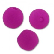 Perles en verre tchèque rondes  6 mm Neon Purple Mat x25|raw }}
