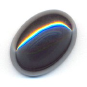 Cabochon ovale 18x13 mm Hematite Naturelle