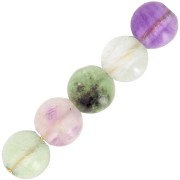 Perles Rondes 4 mm pierre gemme Fluorite x20