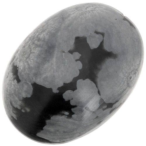 Cabochon ovale 18x13 mm Obsidienne Mouchetée