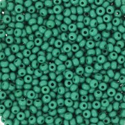 Preciosa Perles rocailles 11/0 2 mm - Opaque Vert foncé x20g