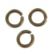 Anneaux ouverts  6x1 mm bronze x50