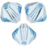 Toupies en cristal PureCrystal 5328 4 mm Aquamarine x50