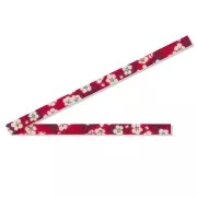 Cordon en tissu Liberty - Mitsi Valeria - Fraise des bois x1m