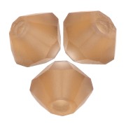 Perles toupies Preciosa - Rondelle Bead 3 mm - Smoked Topaz Matt x30|raw }}