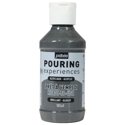 Peinture acrylique pour Pouring - Gris x118ml