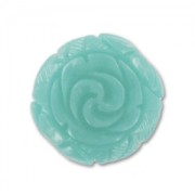 Perle synthétique rose 13 mm Aqua x1