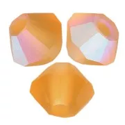 Perles toupies Preciosa - Rondelle Bead 3 mm - Topaz AB Matt x30