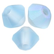 Perles toupies Preciosa - Rondelle Bead 3 mm - Aquamarine AB Matt x30|raw }}