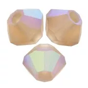 Perles toupies Preciosa - Rondelle Bead 3 mm - Smoked Topaz AB Matt x30