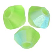 Perles toupies Preciosa - Rondelle Bead 3 mm - Peridot AB Matt x30