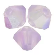 Perles toupies Preciosa - Rondelle Bead 3 mm - Violet AB Matt x30