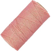 Bobine de fil ciré Linhasita pour micro macramé 1.2 mm Saumon iridescent (Salmao)|raw }}