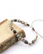 Bobine de fil ciré Linhasita pour micro macramé 1.2 mm Rose iridescent (Flamingo)