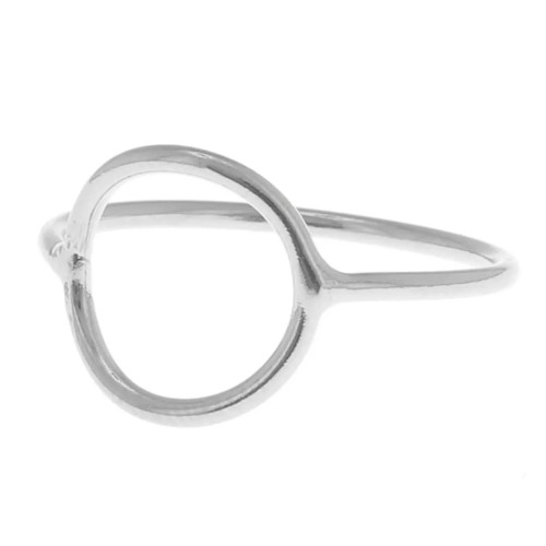 Bague cercle ajouré - Taille 57 - Argent 925 x1