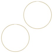 Créoles 65 mm - Fil 1.3 mm - Gold filled (or laminé) x2|raw }}