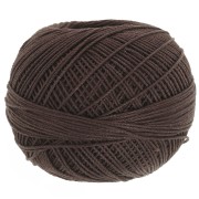 Fil de coton Lizbeth taille 10 - Fudge Dark n°697 x111m