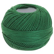 Fil de coton Lizbeth taille 10 - Christmas Green n°638 x111m|raw }}