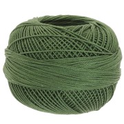 Fil de coton Lizbeth taille 10 - Dark Leaf Green n°676 x111m|raw }}