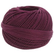 Fil de coton Lizbeth taille 10 - Burgundy n°672 x111m